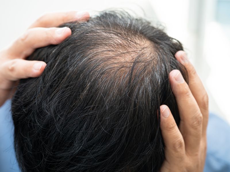 calvície grau 3 características