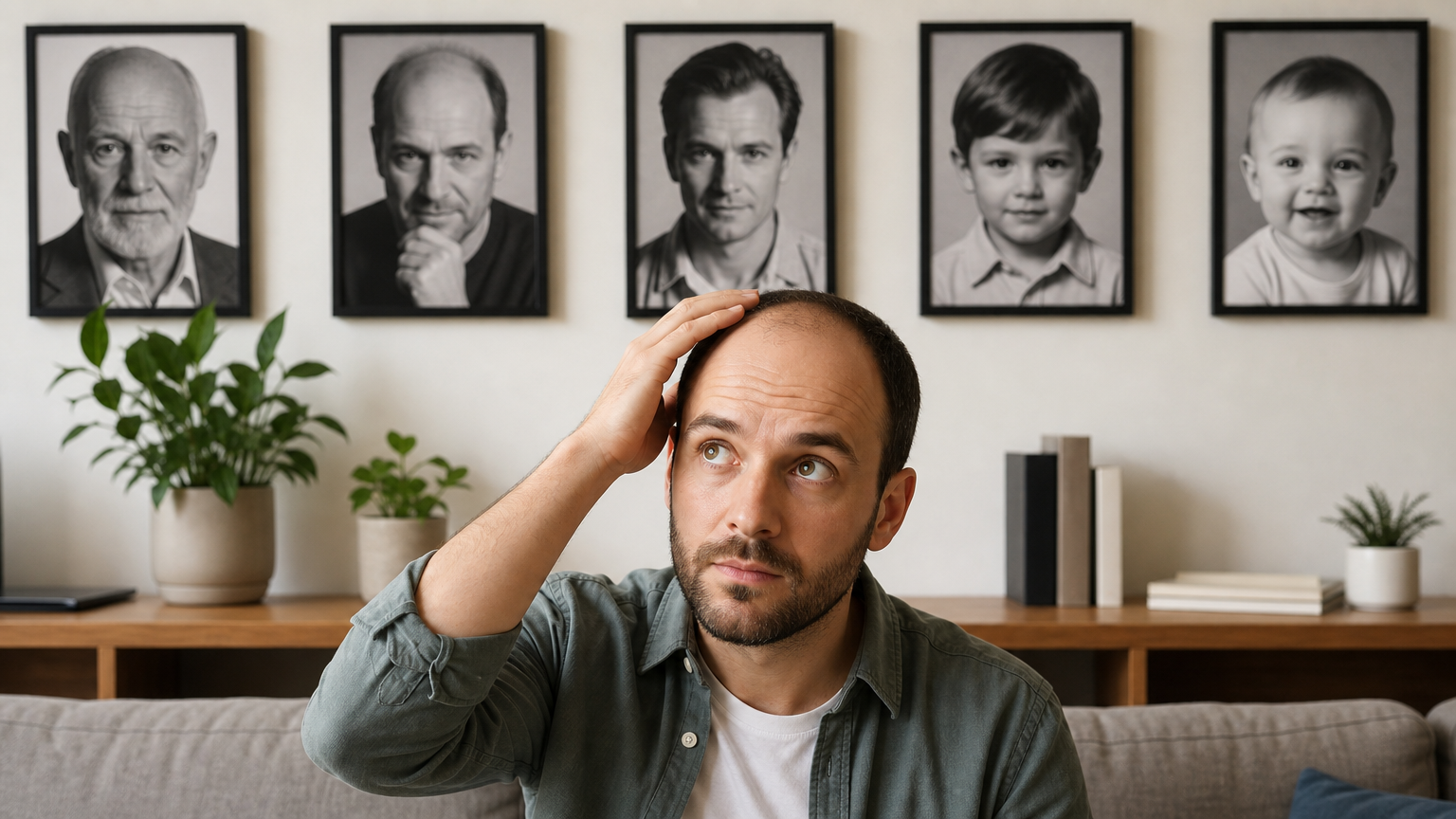 A calvície é herdada de quem? Entenda a genética por trás da queda de cabelo